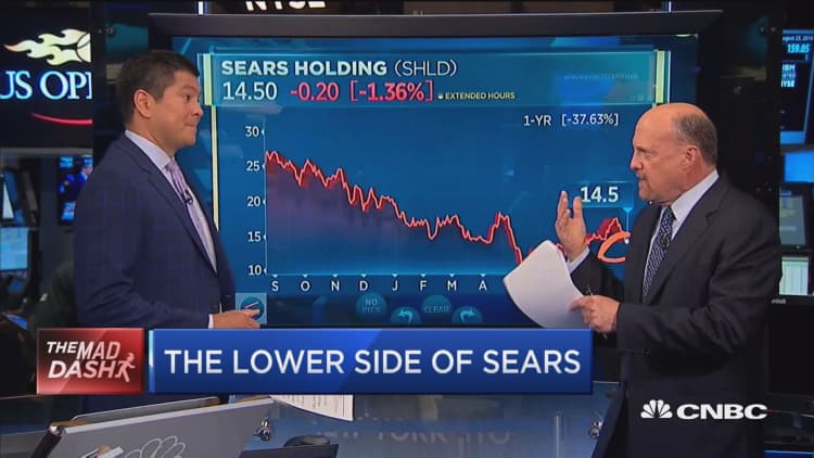 Cramer's Mad Dash: The lower side of Sears