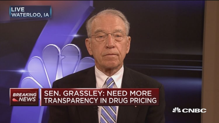 Sen. Grassley: Do away with prohibition on drug importation