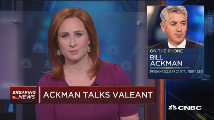 Valeant to blame for fund's poor performance: Ackman