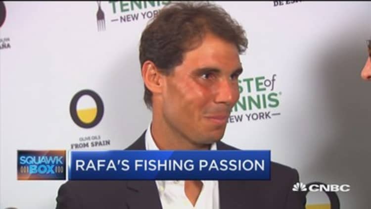 Dinner with tennis great Rafael Nadal