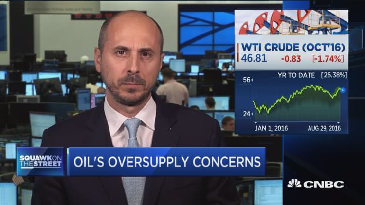 Strong dollar weighing on oil