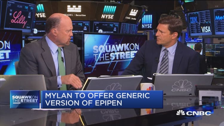 Jim Cramer talks influences that helped EpiPen price changes