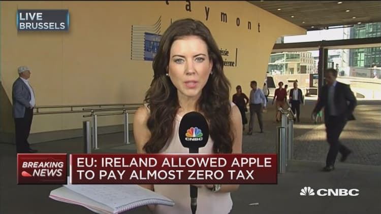 EU: Ireland allowed Apple to pay almost zero tax