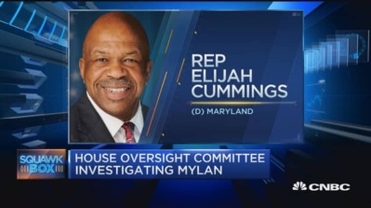 House oversight committee investigating Mylan