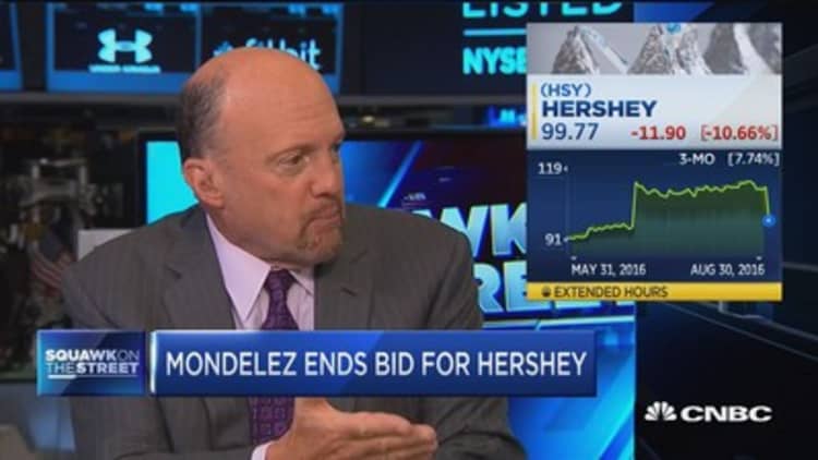 No deal between Mondelez, Hershey