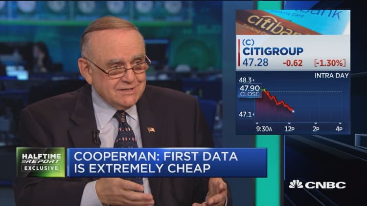 Cooperman: We are out of Citigroup stock
