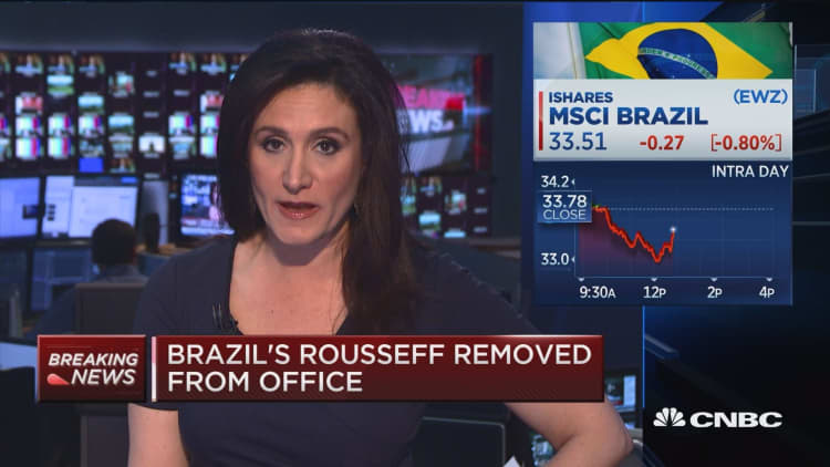 Brazil's Rousseff removed from office