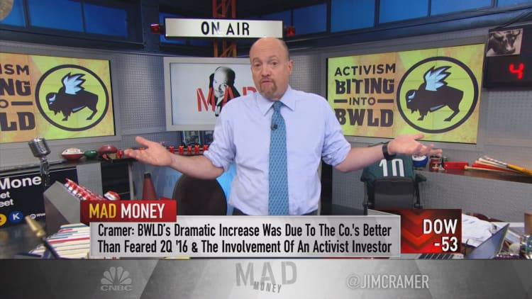Cramer's still not hungry for Buffalo Wild Wings' dramatic comeback