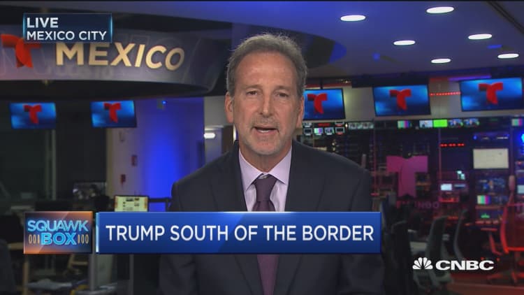 Trump south of the border