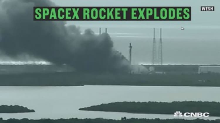 SpaceX rocket explodes at Cape Canaveral two days before launch