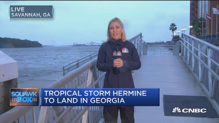 Tropical Storm Hermine to land in Georgia