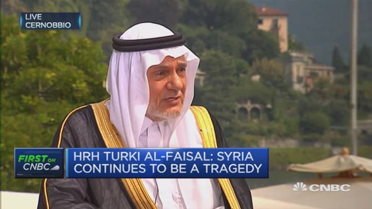 Whole world responsible for Syria: Prince Turki