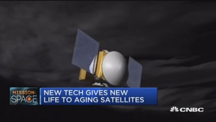 Satellites fixing satellites