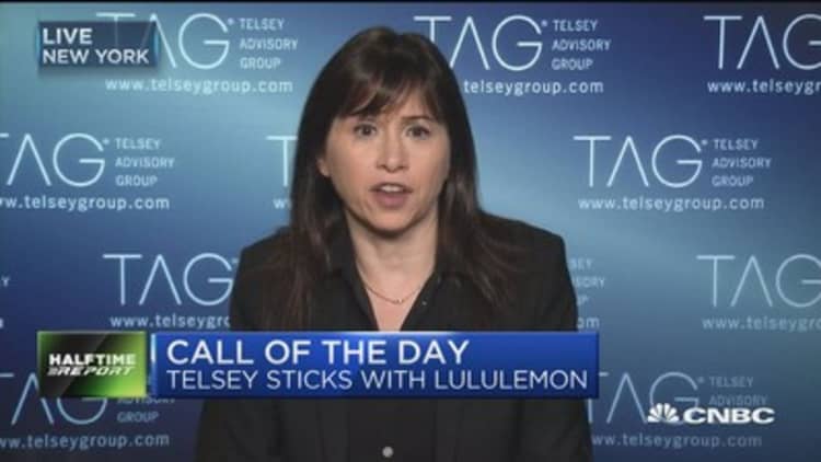 Telsey: We would be buyers of Lululemon this morning