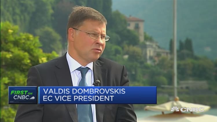 Banking situation in Europe uneven: Dombrovskis