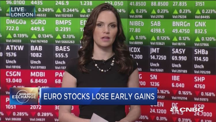 European markets lose early gains