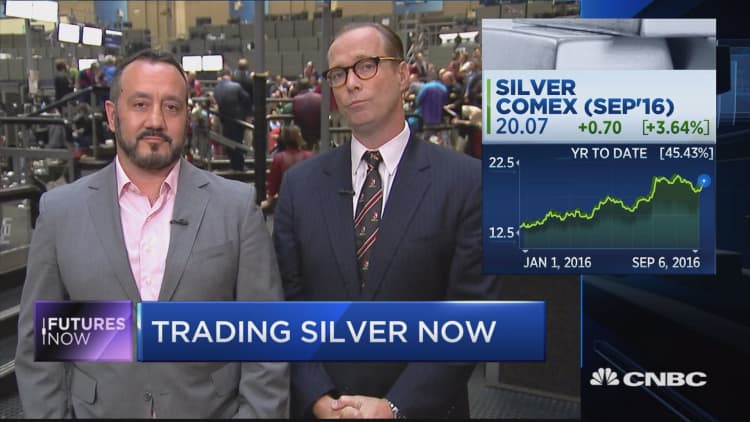 Why one trader's buying silver, not gold