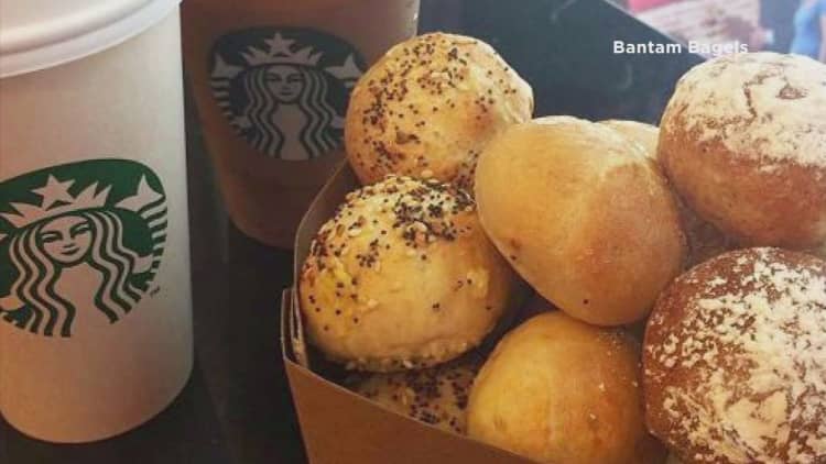Starbucks to sell Bantam Bagels at 7k locations