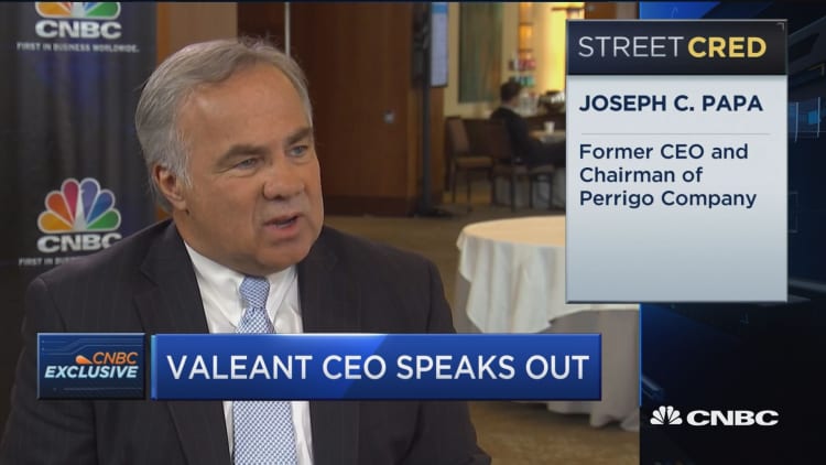 Valeant CEO: Our main mission is improving people's lives