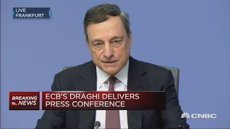 Rates to remain at present level for some time: Draghi