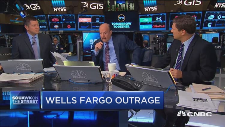 Cramer on Wells Fargo settlement