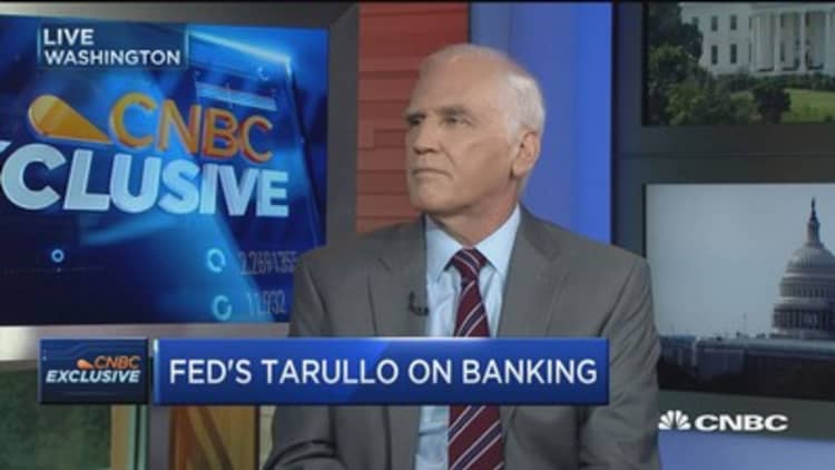 Fed's Tarullo: Bank behavior hasn't changed enough