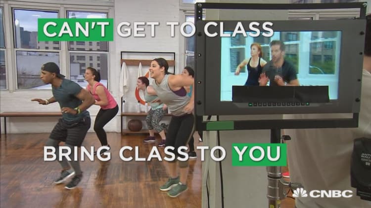 No more excuses: Workout classes now stream live to your living room