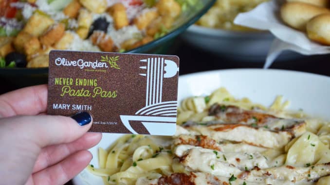 Olive Garden Slated To Sell 21 000 Unlimited Pasta Passes