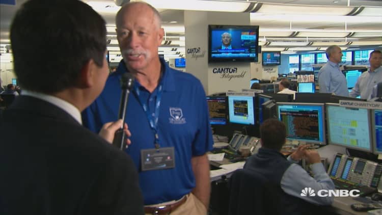 Goose Gossage at Cantor Fitzgerald charity day