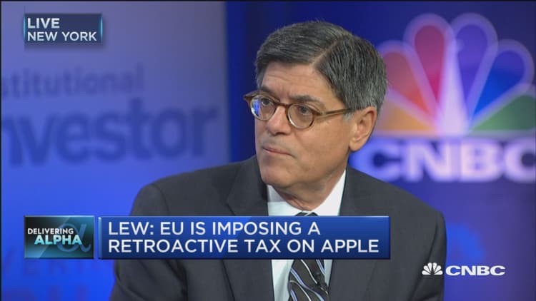 Europe's action out of normal tax framework: Jack Lew