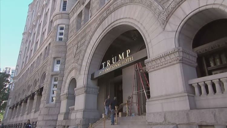Trump's new DC hotel welcomes first guests