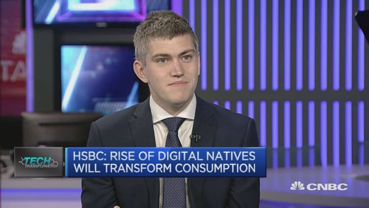 Digital natives will transform consumption: HSBC