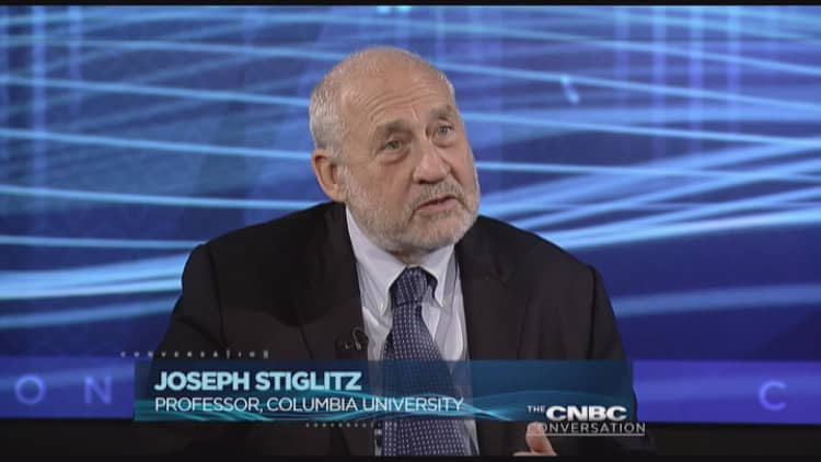 Euro zone was flawed from the start: Stiglitz