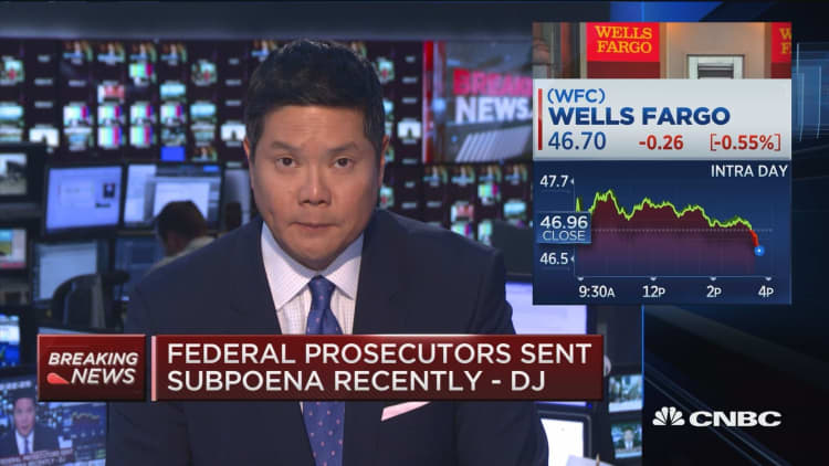Federal prosecutors probe Wells Fargo: DJ
