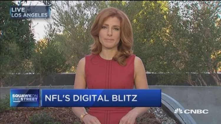 NFL's digital blitz