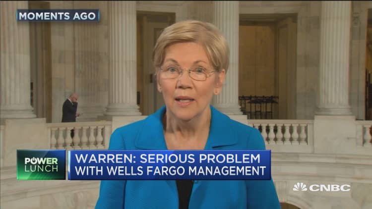 Sen. Warren: Serious problem with WFC management