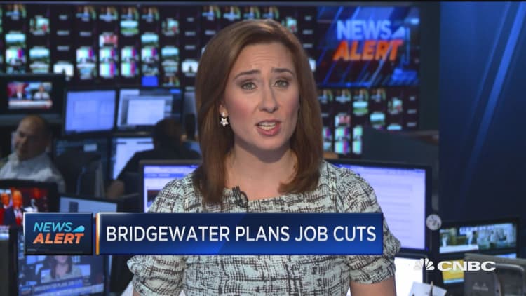 Bridgewater plans job cuts