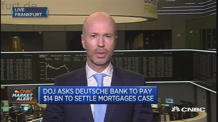 Deutsche Bank confident it can negotiate settlement down