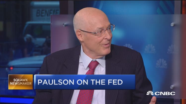 Hank Paulson: Economic policies not workings as they should