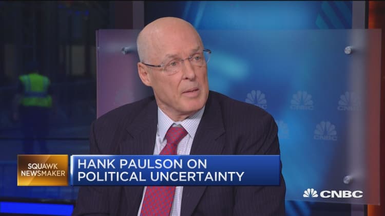 Hank Paulson: I'm a Republican but...