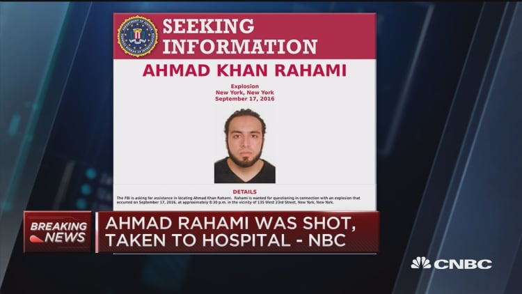 Ahmad Rahami shot and in custody: NBC 