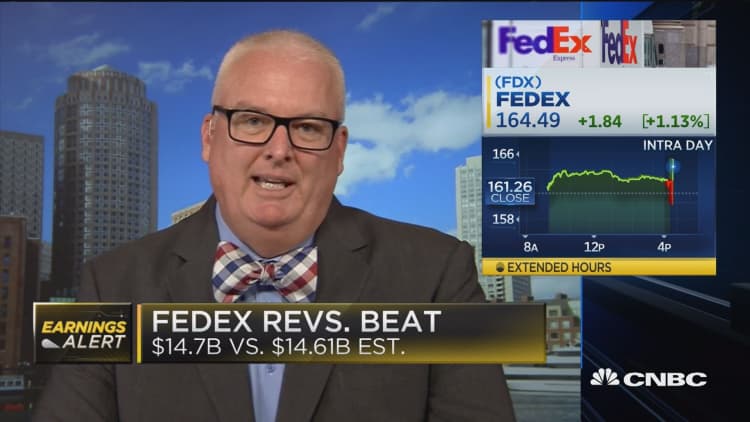 FedEx beats on top & bottom line