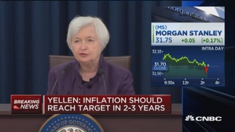 Yellen: 1.8% GDP growth projected this year