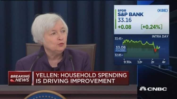 Yellen: Moderate threats to financial stability