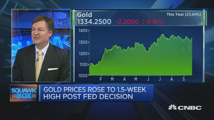Gold prices have likely hit their 2016 highs: Investor