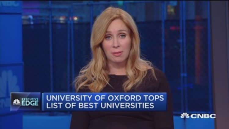 Executive Edge: Oxford tops list of best universities