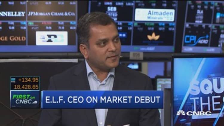 E.L.F. CEO on market debut