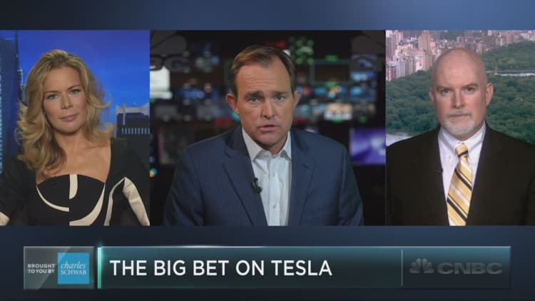 Behind the big bet on Tesla