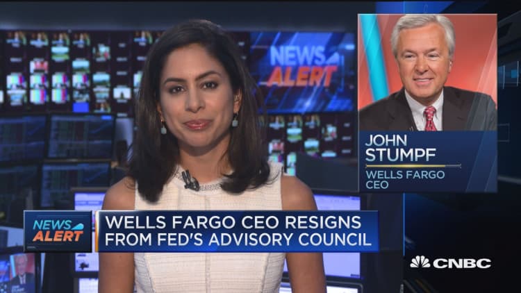 Wells Fargo CEO resigns from Fed's Advisory Council