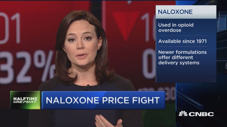 Naloxone price fight